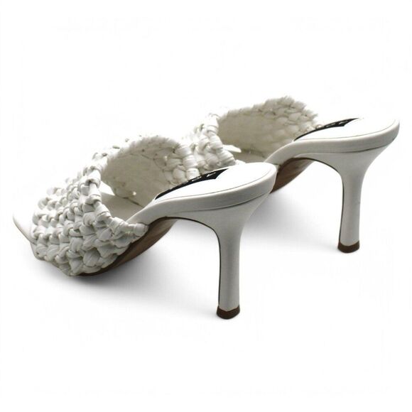 Aqua Womens Katy Faux Leather Slip on Mules - Picture 8 of 9